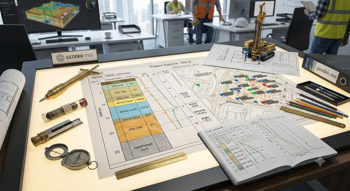 Comment réaliser une étude géotechnique de A à Z avec Geodek Pro